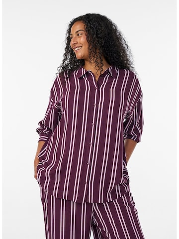 Zizzi Schlafshirt in Rot