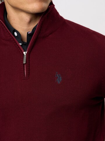 U.S. POLO ASSN. Pullover 'Mason' i rød