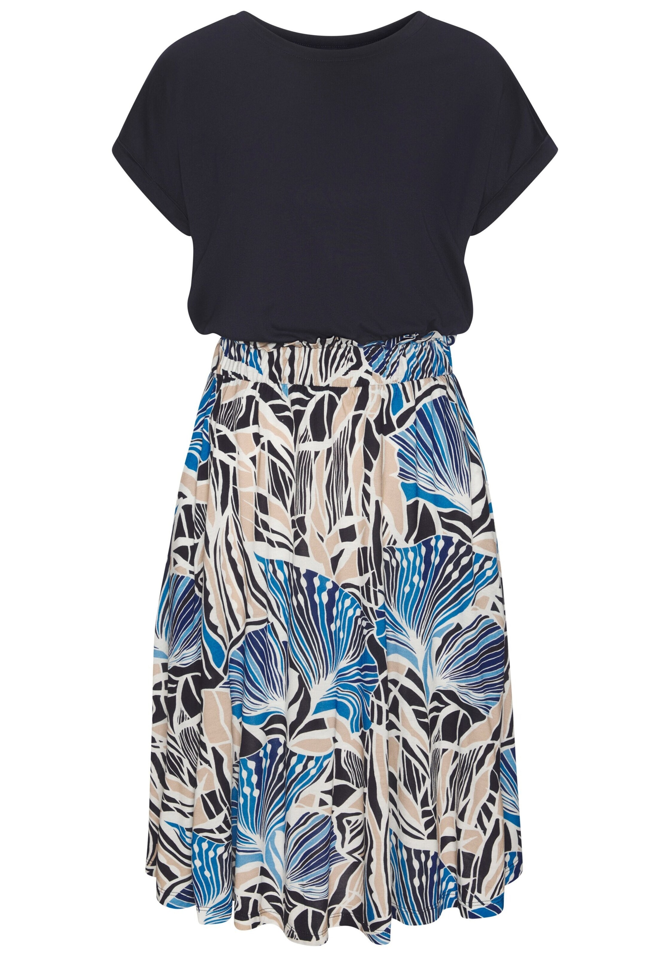 LASCANA Obleka | modra barva: sprednja stran