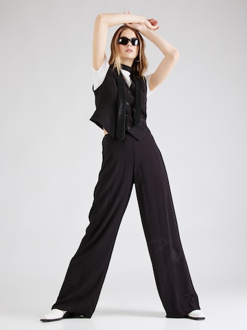 Wide leg Pantaloni di Calvin Klein Jeans in nero