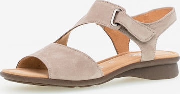 GABOR Sandale in Beige: Vorderseite