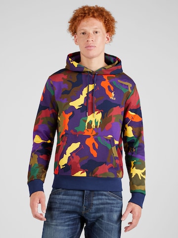 mišri Polo Ralph Lauren Megztinis be užsegimo: priekis