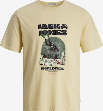 JACK & JONES Shirt in Geel: voorkant