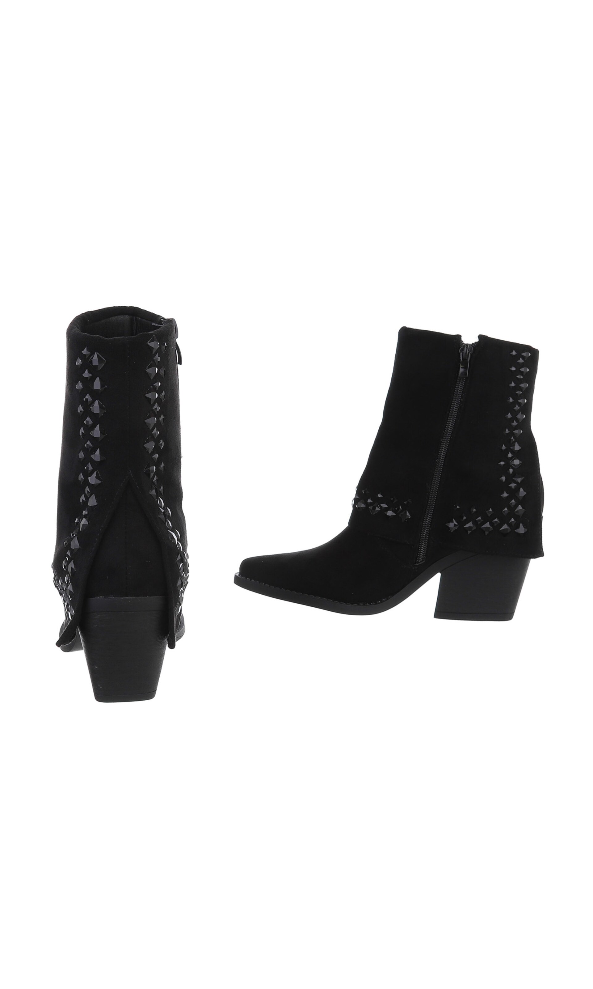 Ital-Design Boots in Schwarz