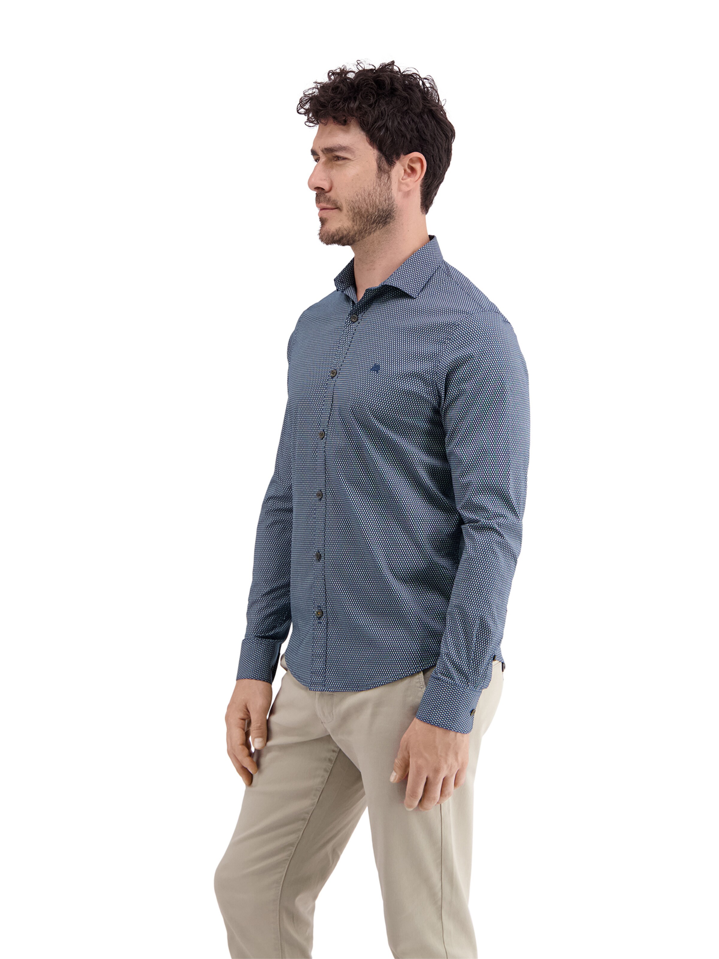 LERROS Regular Fit Hemd in Blau