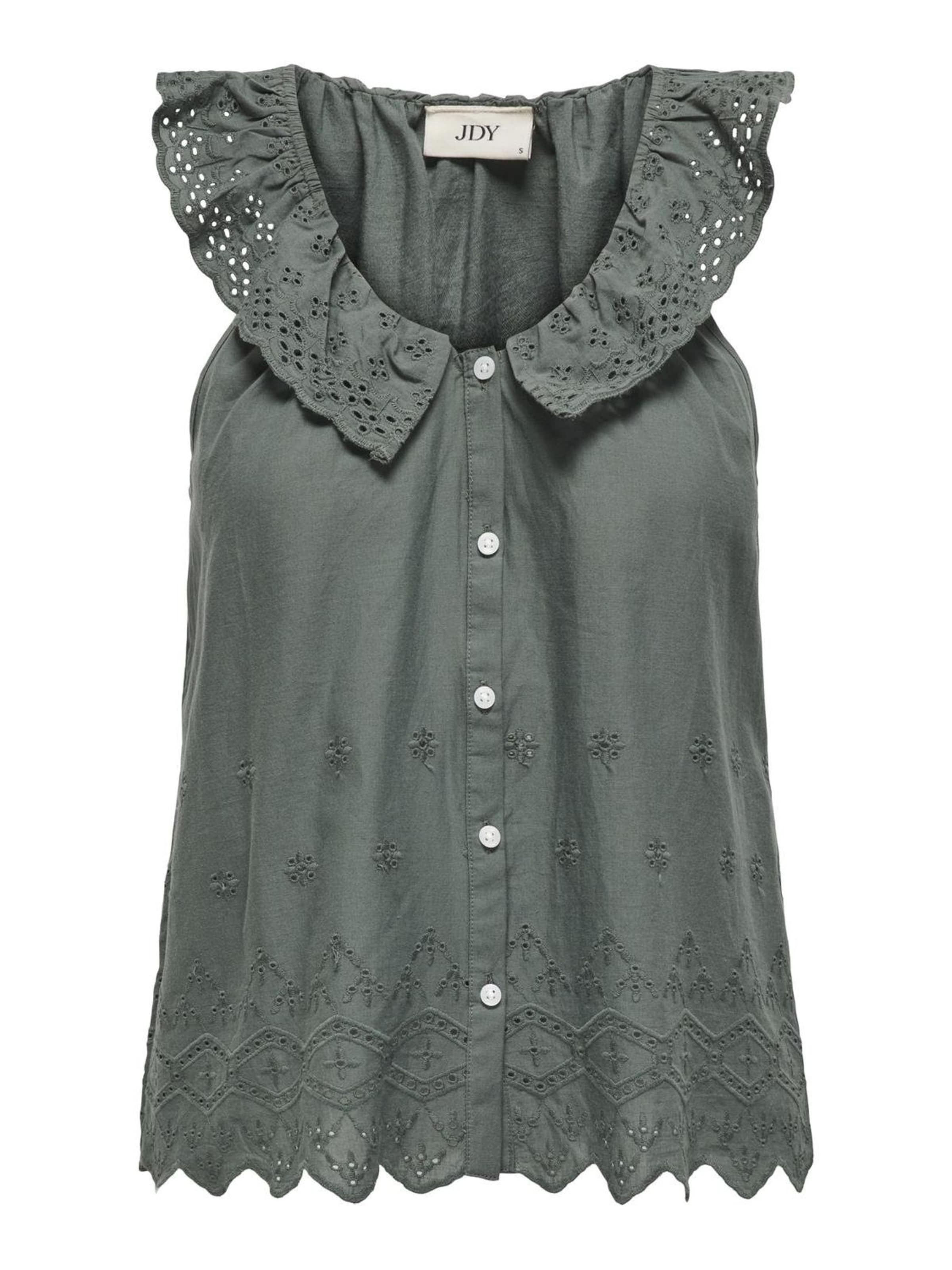 JDY Blouse 'JDYMonica' in Groen: voorkant