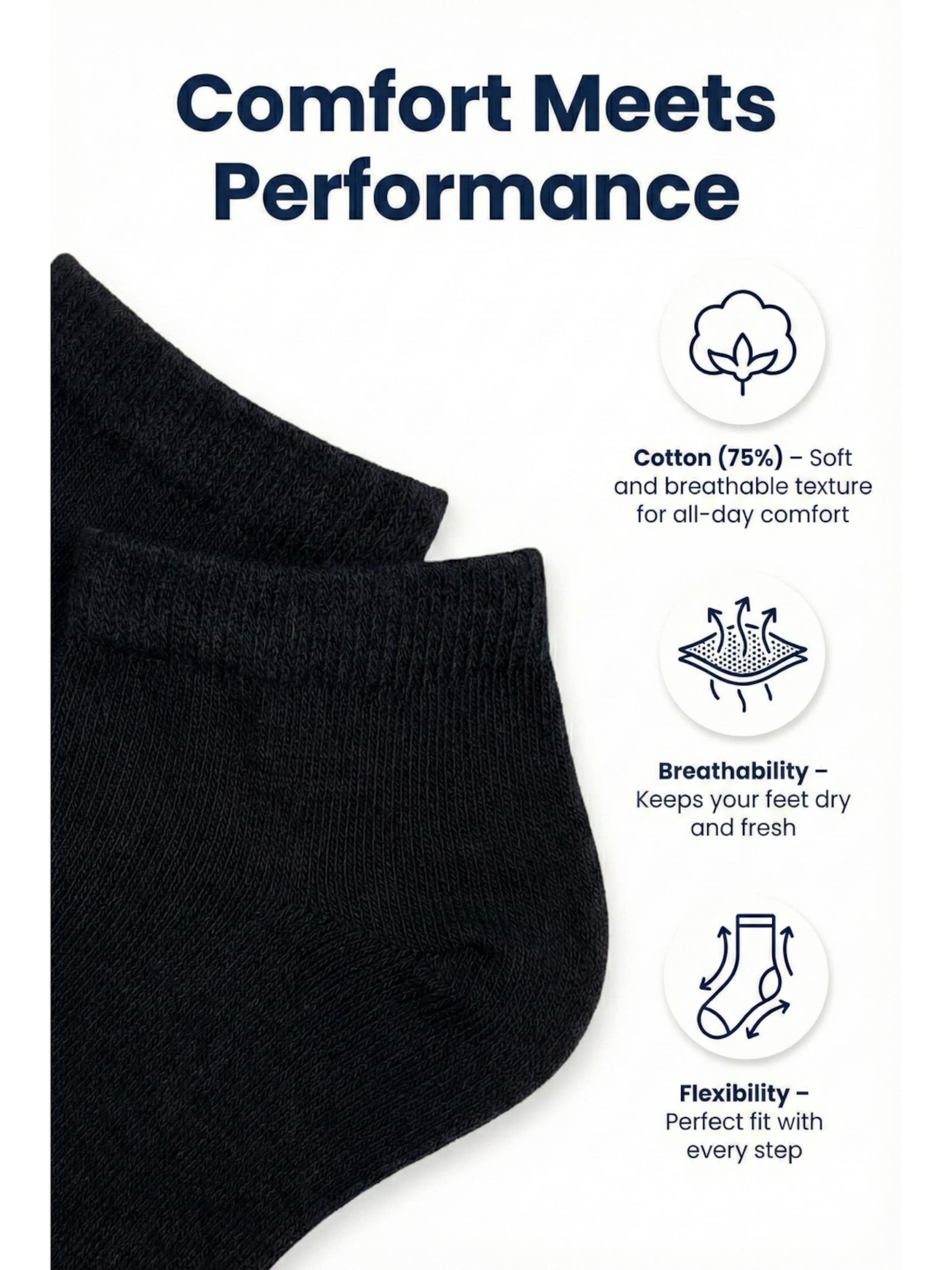 El Sueno Socks 'Sneaker Socken' in Black