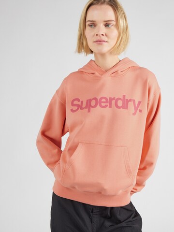 Superdry - Sweatshirt 'City' em laranja: frente