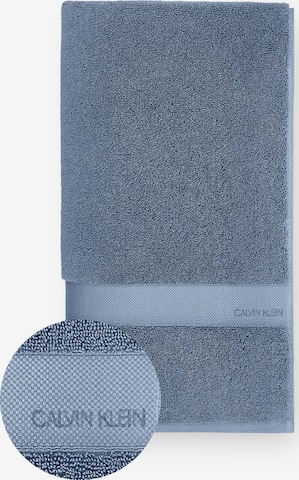 Calvin Klein Towel in Blue: front