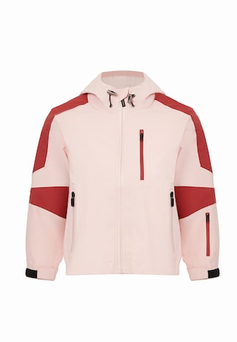 Veste mi-saison Yuka en rose : devant