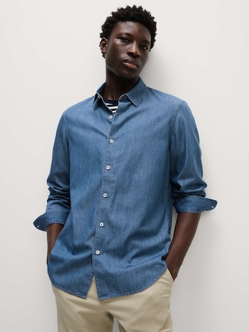 Marks & Spencer Shirt in Blue: front