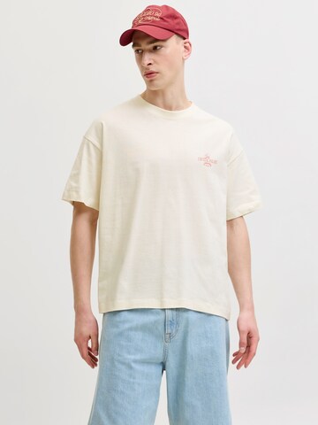 JACK & JONES Tričko 'JORSANREMO' – bílá