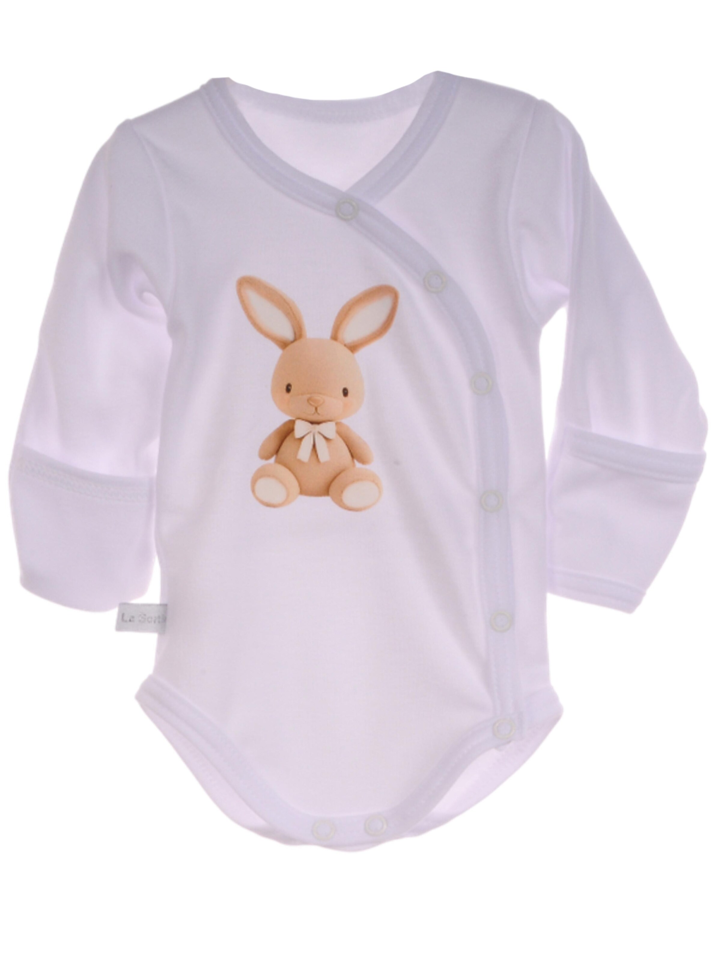 La Bortini Strampler/Body‌‌‌‌ in Weiß: Vorderseite