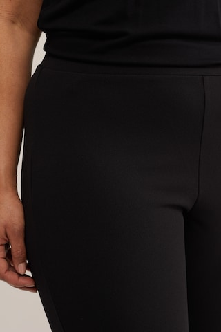 WE Fashion Flared Leggings i sort