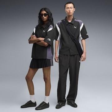 PUMA Comfort fit Button Up Shirt 'Future.Puma.Archive' in Black