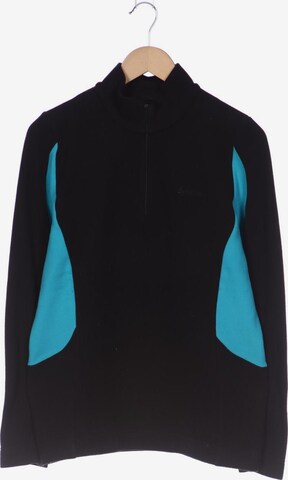 ODLO Sweatshirt & Zip-Up Hoodie in XL in Black: front