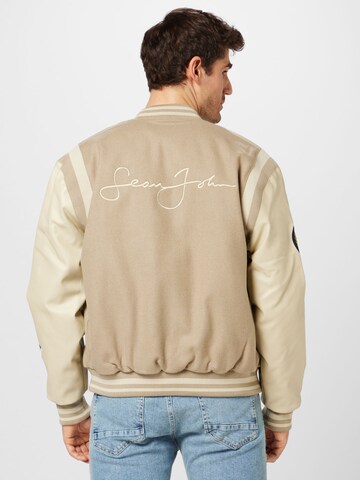 Sean John Between-Season Jacket in Beige