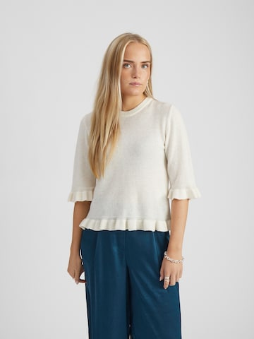 Top 'Saga' di Peppercorn in bianco: frontale