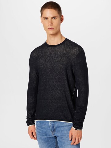 rag & bone Trui 'TRIPP LS CREW' in Zwart: voorkant