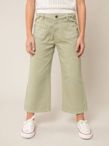 Wide Leg Jean 'Liloo' Deeluxe en vert : devant