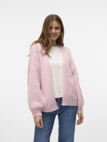 VERO MODA Strickjacke 'Maybe' in Pink: Vorderseite
