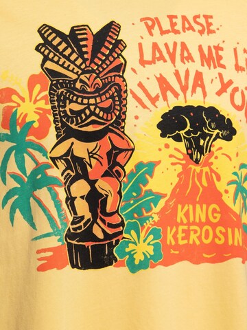 King Kerosin Shirt 'Lava' in Yellow