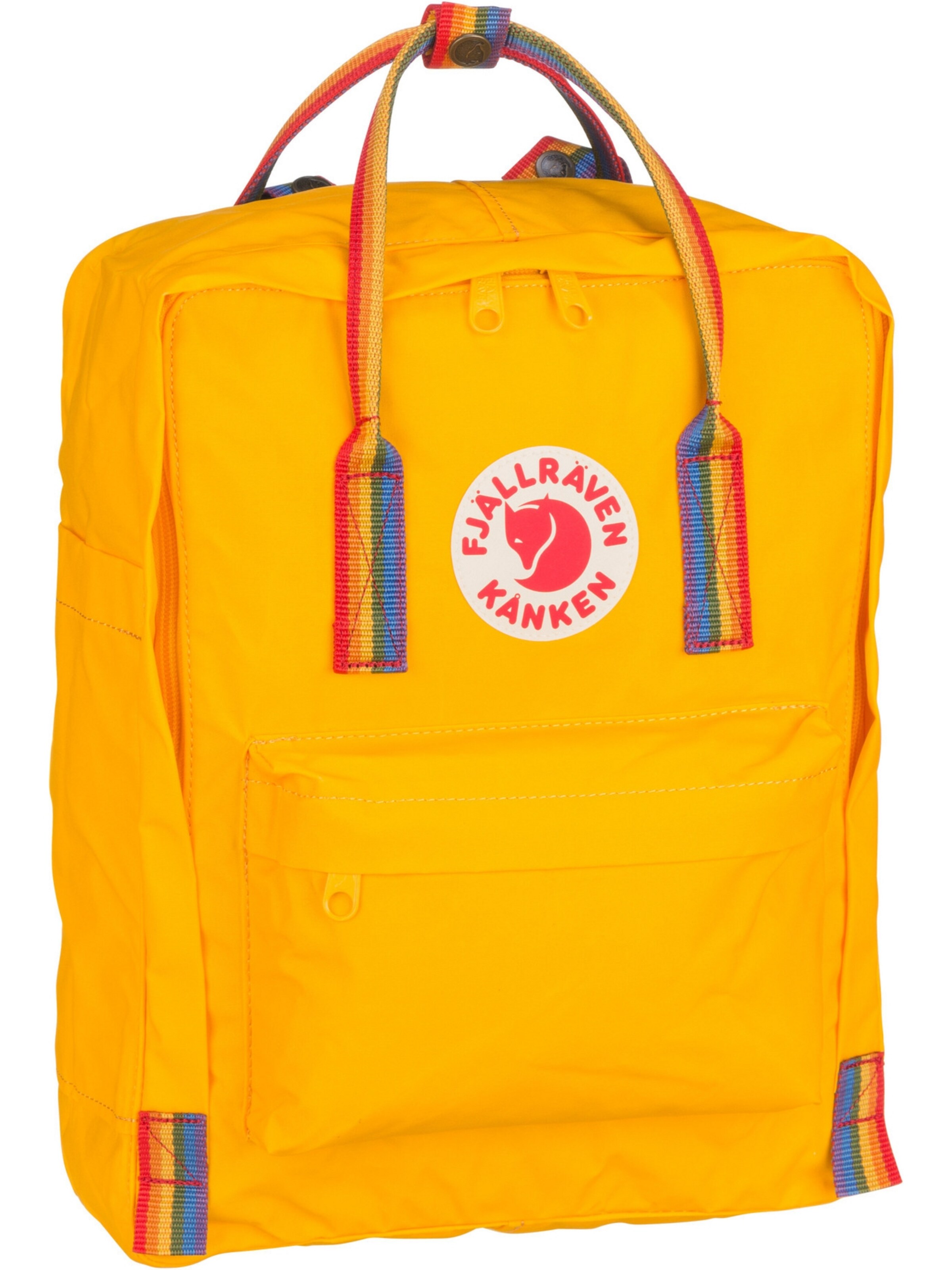 Fjällräven Backpack 'Kanken Rainbow' in Yellow Gold ABOUT YOU