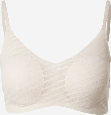 Bustino Reggiseno 'ZERO Lacy H' di SLOGGI in beige: frontale