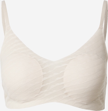 SLOGGI - Bustier Sujetador 'ZERO Lacy H' en beige: frente