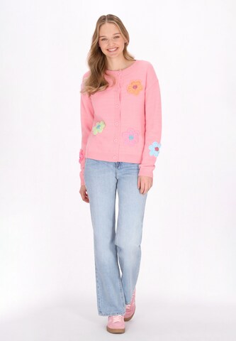 MYMO Gebreid vest in Roze