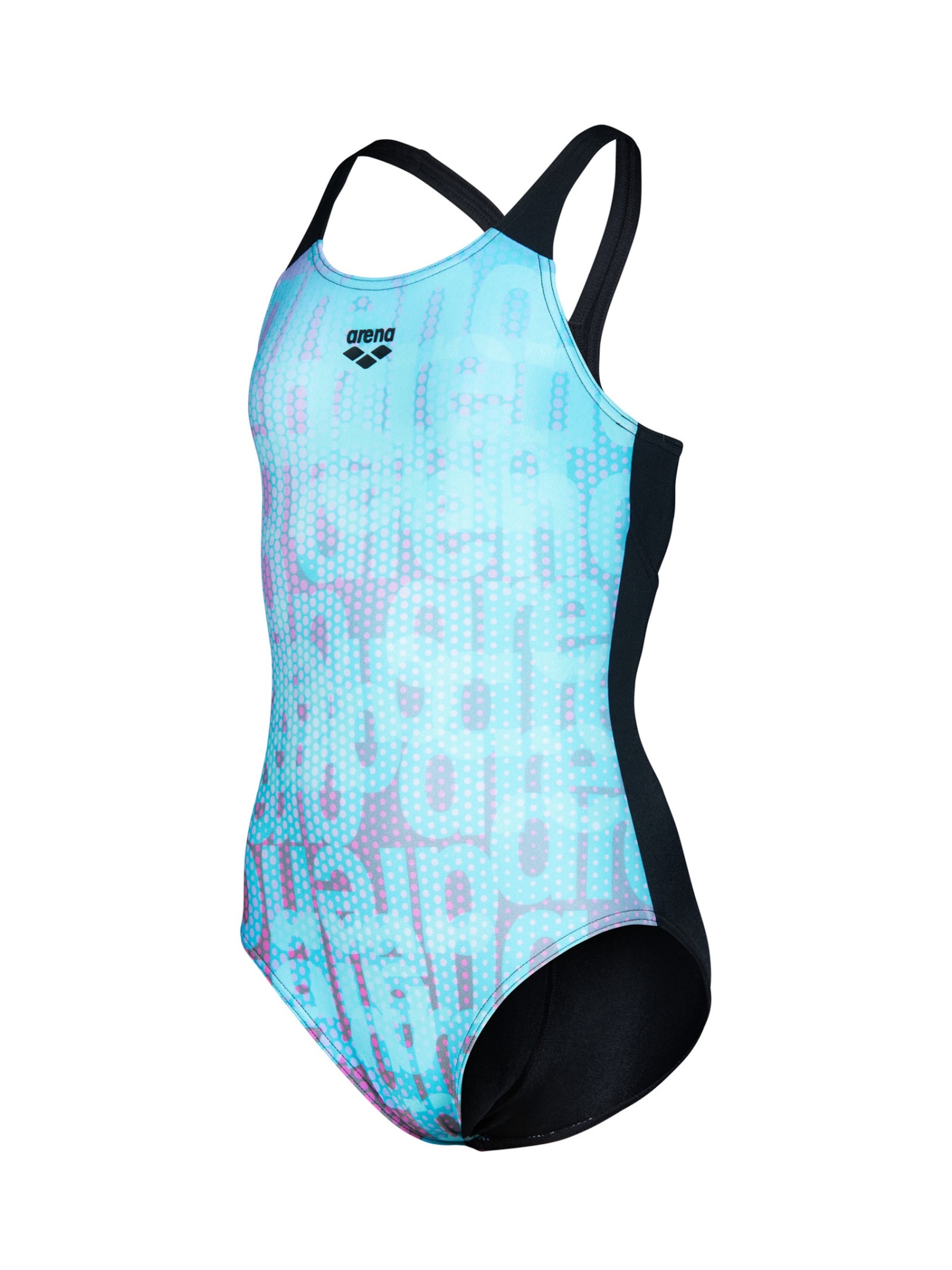 ARENA Korzet Jednodielne plavky 'MULTI COLOURS' - Modrá