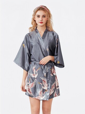 Vivi Idee Dressing Gown 'Nachthemd' in Grey