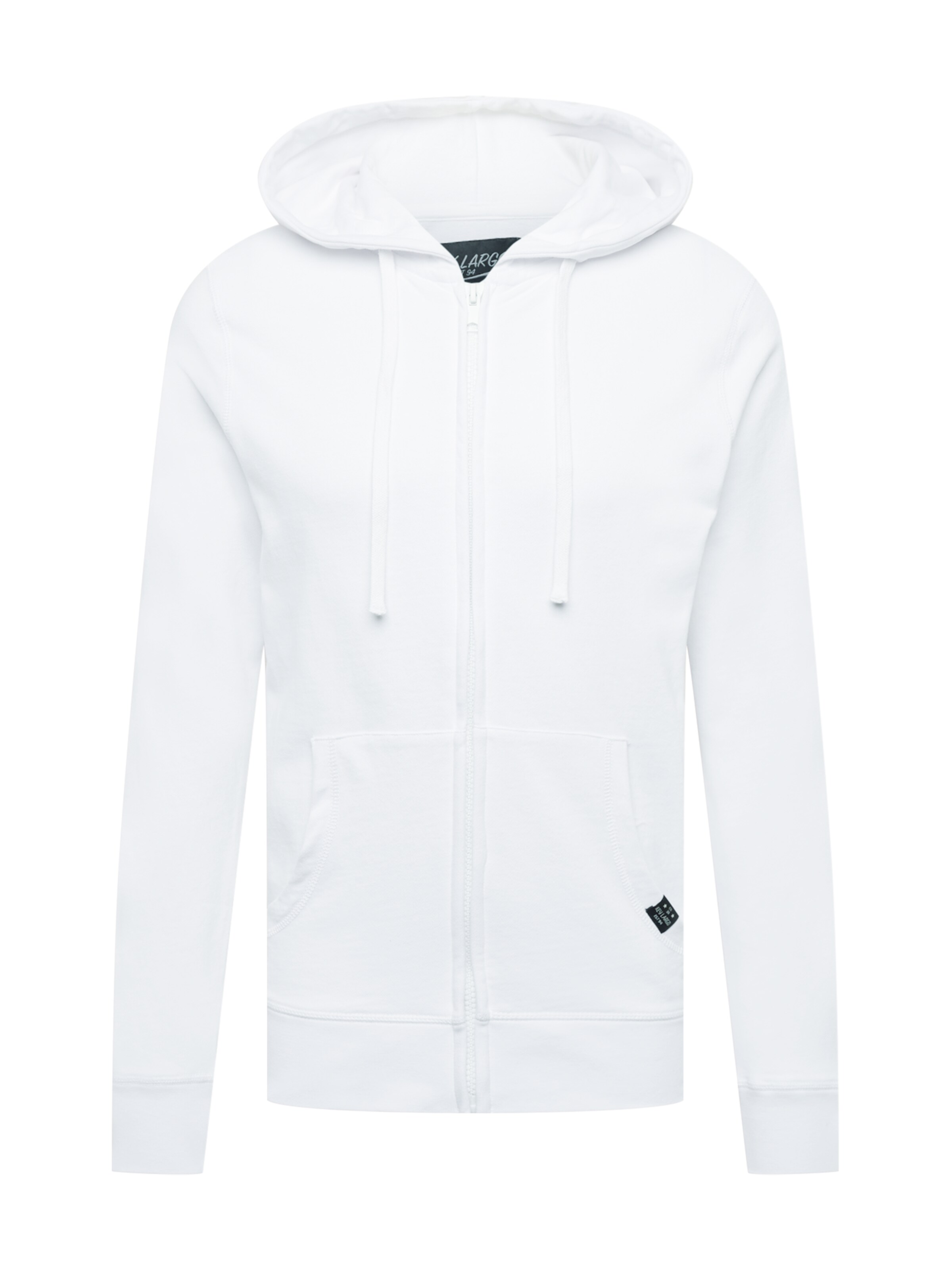 Männer Sweat Key Largo Sweatjacke in Weiß - PO18117 Männer Sweat Key Largo Sweatjacke in Weiß - PO18117