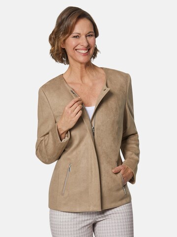 Goldner Übergangsjacke in Beige: predná strana