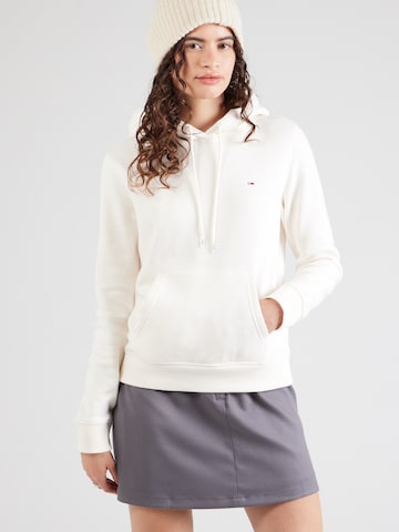 Tommy Jeans Mikina – bílá