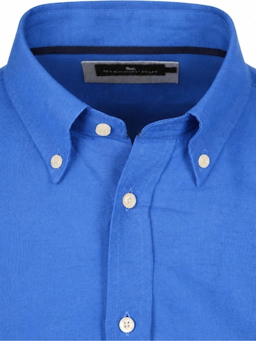Steppin' out Regular fit Button Up Shirt in Blue