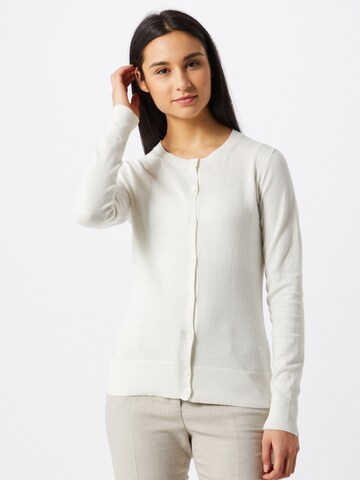 GAP Gebreid vest in Wit: voorkant