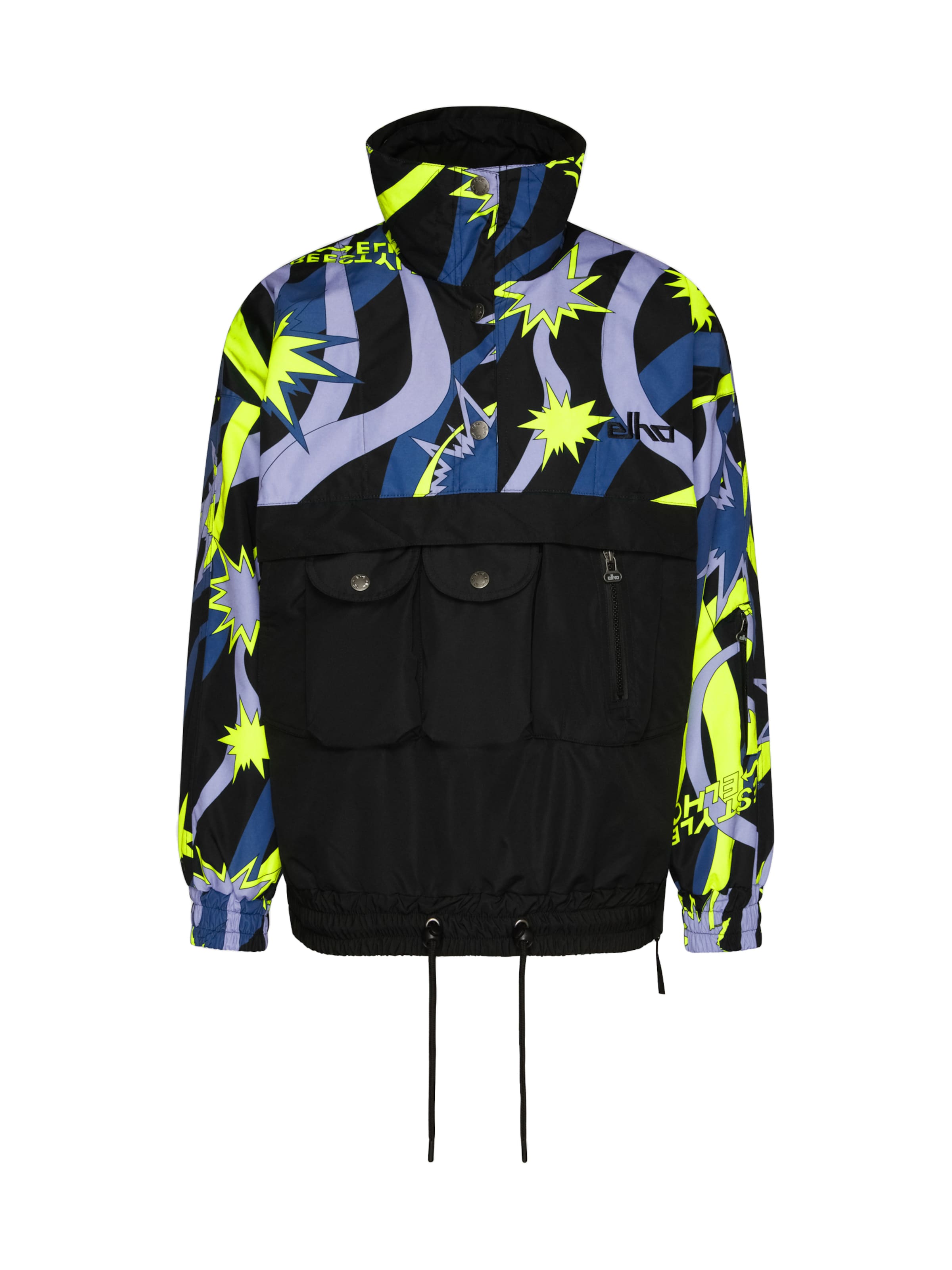 elho Outdoorjas 'Kandaha 89' in Zwart: voorkant