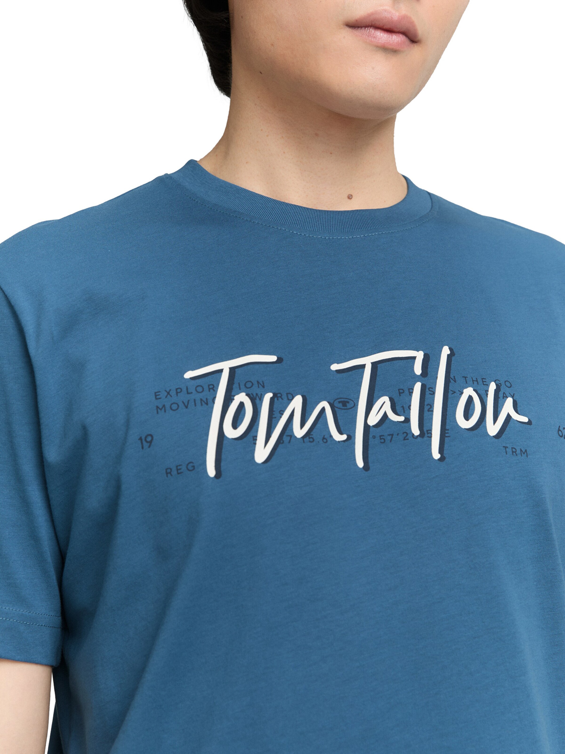 TOM TAILOR Bluser & t-shirts i blå