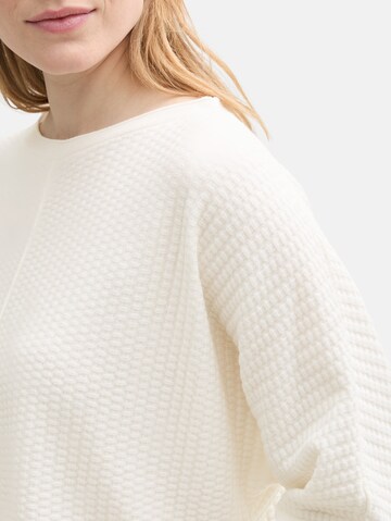 Pull-over TOM TAILOR en blanc