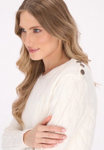 Pull-over DreiMaster Vintage en blanc