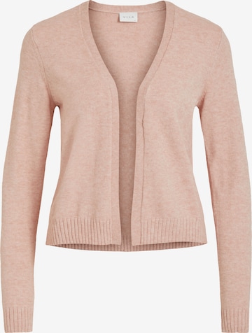 VILA Knit Cardigan 'Ril' in Pink: front