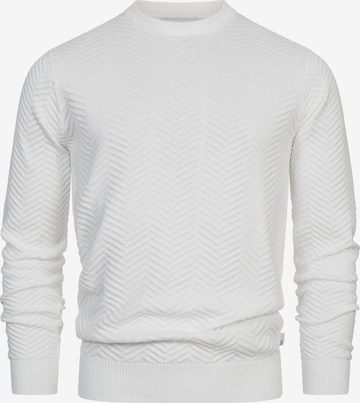 Kronstadt Sweater 'Carlo' in White: front