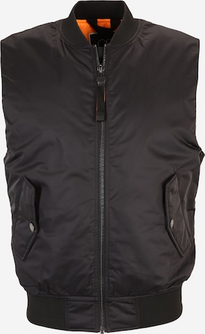 QS Vest in Black: front