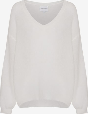 americandreams Oversizepullover 'Silja' in Weiß: Vorderseite