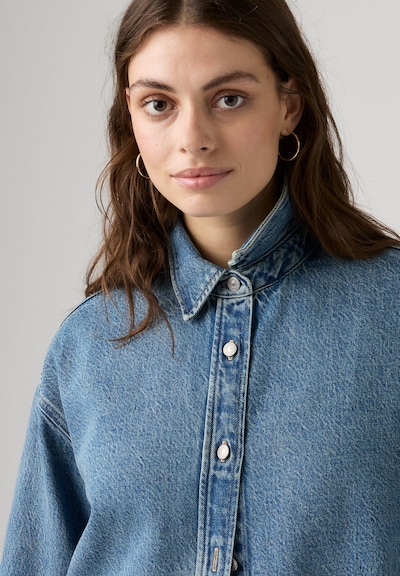 LEVI'S ® Bluse 'Jordan' in L in blue denim, Produktansicht