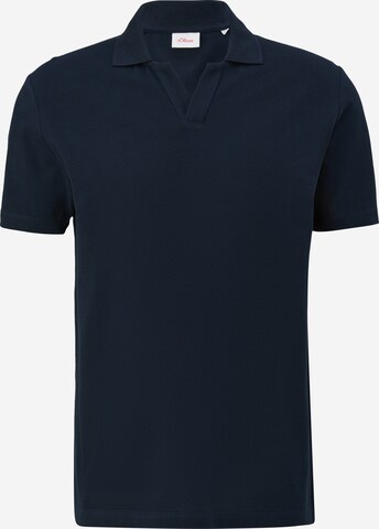 s.Oliver Shirt in Blauw: voorkant