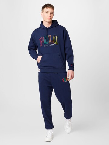 Tapered Pantaloni de la Polo Ralph Lauren pe albastru