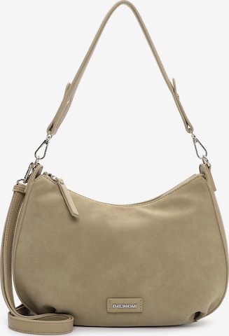 Borsa a spalla 'Jeanna' di Emily & Noah in verde: frontale