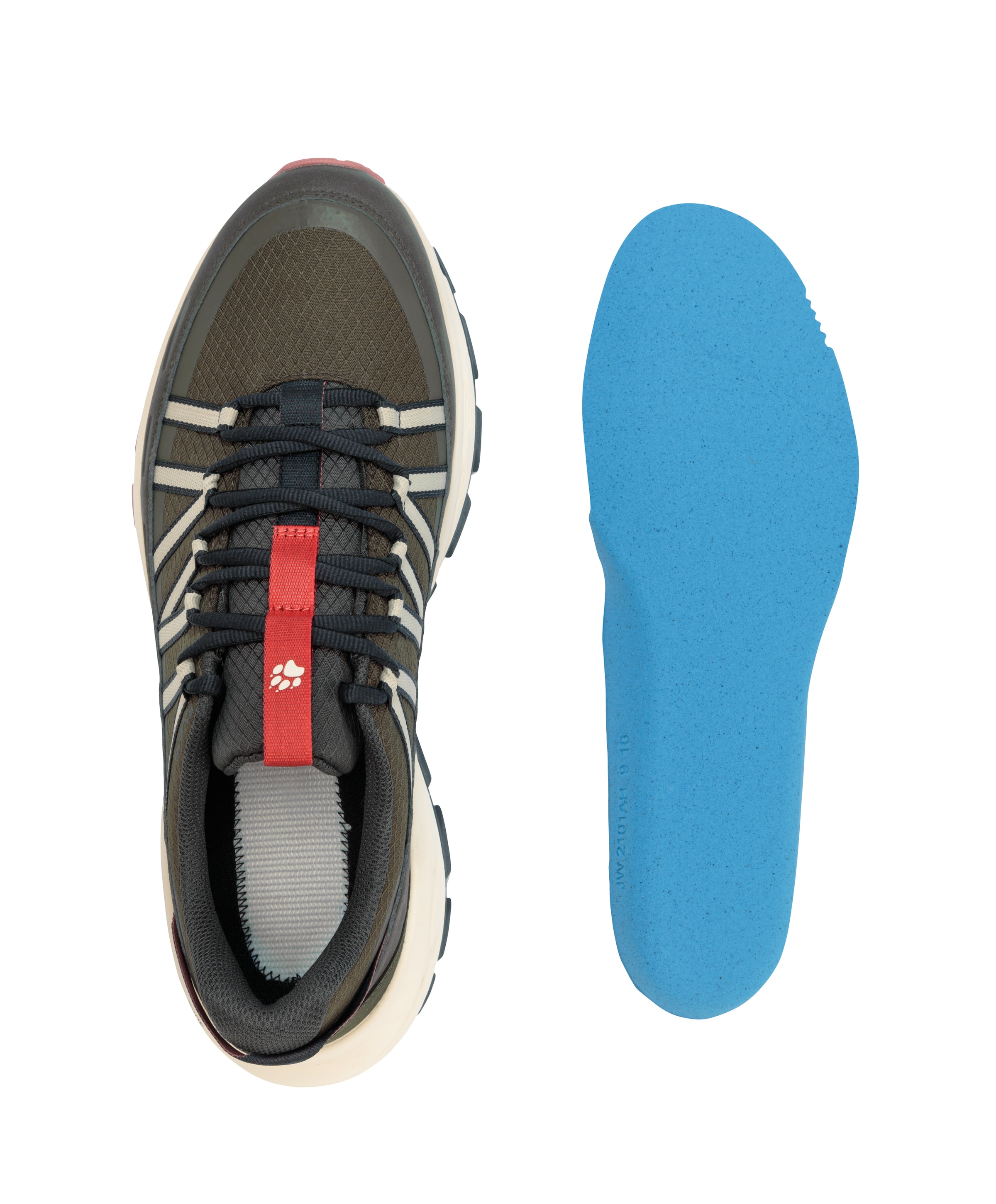 JACK WOLFSKIN Flats in Green